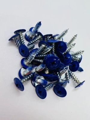 Саморез прессшайба острая 4,2х16 синяя 250шт