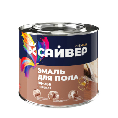 Эмаль ПФ-266 золот. 0.8кг Сайвер