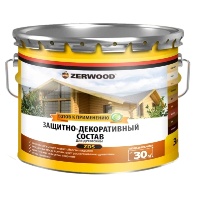 Защитно-Декор. состав (бесцвет.) 3л алкид."ZERWOOD"