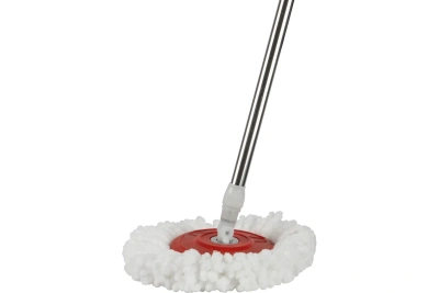 Швабра Торнадо с ведром, пласт.центрифуга, на колес. 2 насадки 107581