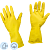 Перчатки хозяйств. латексные с напылением (XL) желтые